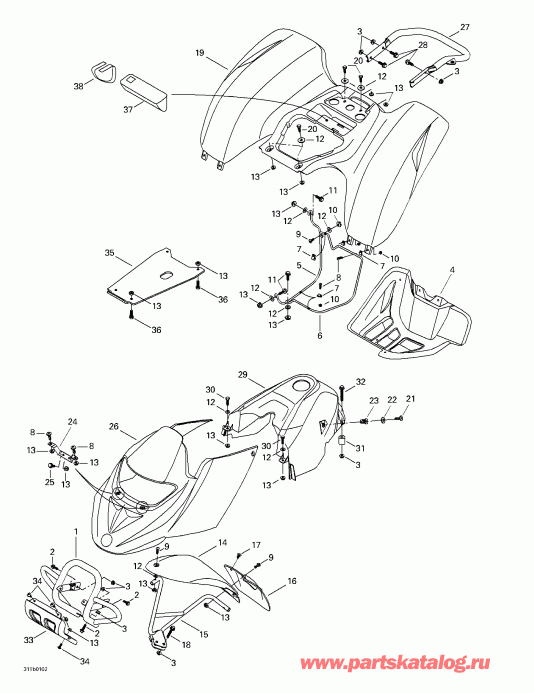BRP DS 650, 7404, 2001 ������ - ������