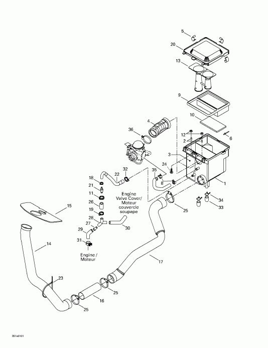 ������������ BRP Traxter, 7423/7424 (yellow/jaune), 2001 ������ - Air ����� ���������