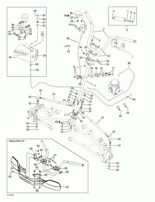 BRP  Traxter, 7459/7460/7465/7466, 2001 -   System