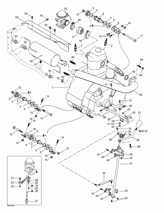    Traxter Autoshift, 2001 - Exhaust System