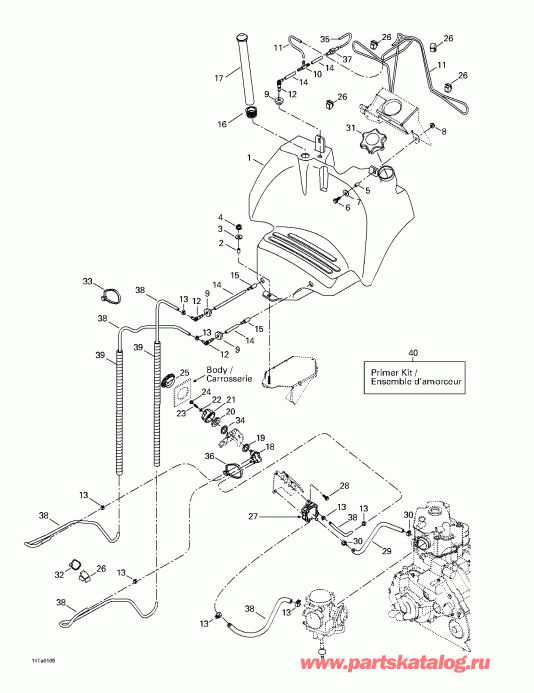 BRP Traxter Footshift, Green/vert, 2001 -  