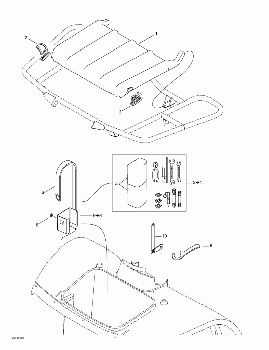   Traxter Footshift, Green/vert, 2001  - Front Tray