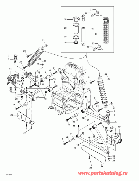 Bombardier Traxter XL, 7448, 2001 ������ - �������� ��������