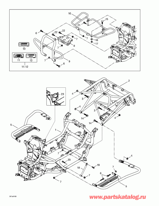    Traxter XL, 7448, 2001 -   Luggage Racks