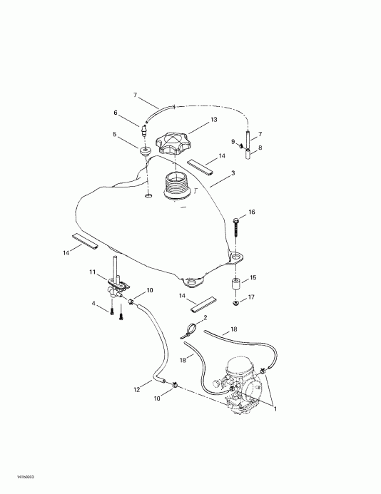    DS 650, 2002 - Fuel System