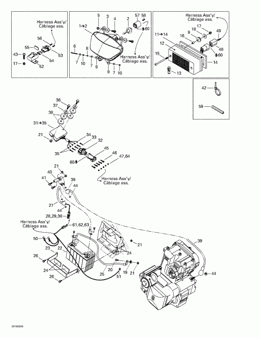 BRP DS 650 Baja, 2002  - Electrical System 1