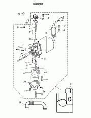 02-  166-06 (02- Carburetor 166-06)