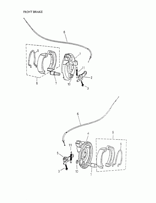    Mini DS 90 2-strokes, 2002 - Front Brake 170-19