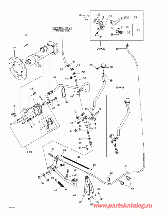   Quest, 2002  - Rear Hydraulic Brake