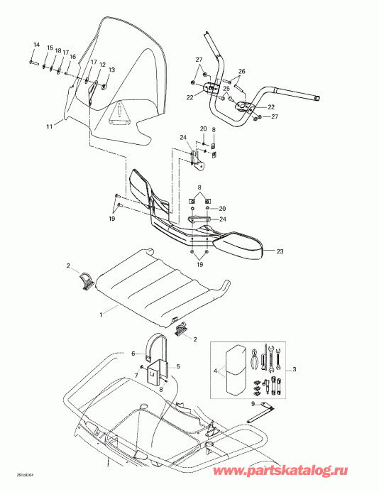  Bombardier Quest, 2002 -    09- Front Tray