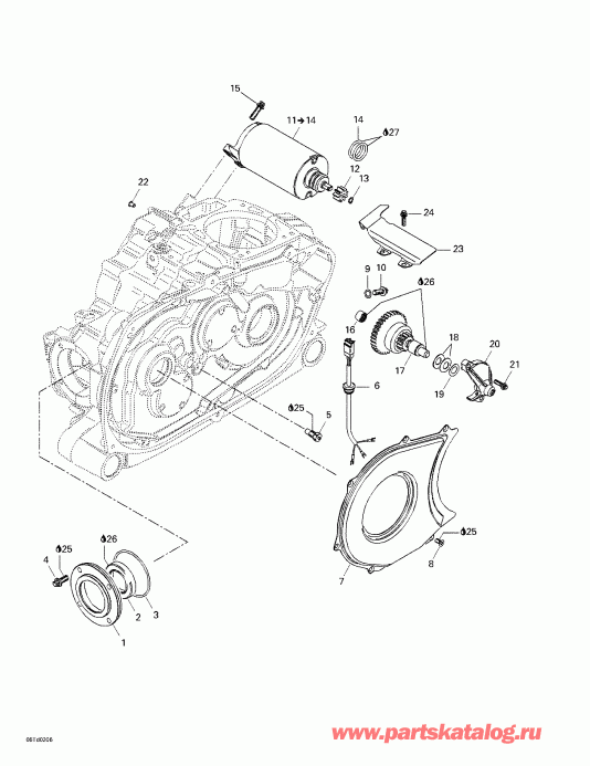 BRP Quest, Green/vert, 2002 - Electric Starter