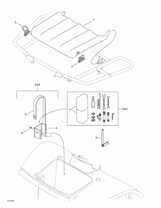    Quest, Green/vert, 2002 - Front Tray