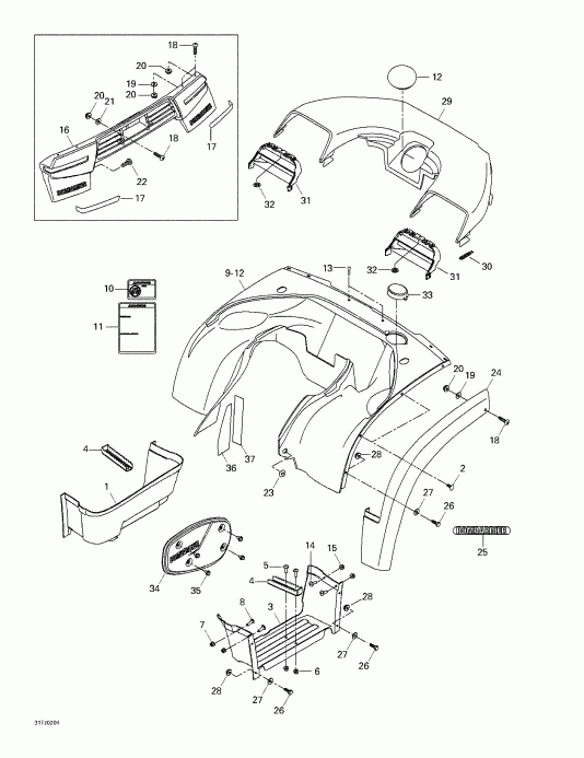   Quest XT, 2002  - Body And Accessories 2