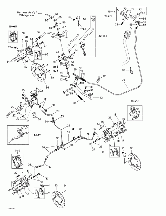  BRP Traxter Autoshift, 2002 - Hydraulic Brake
