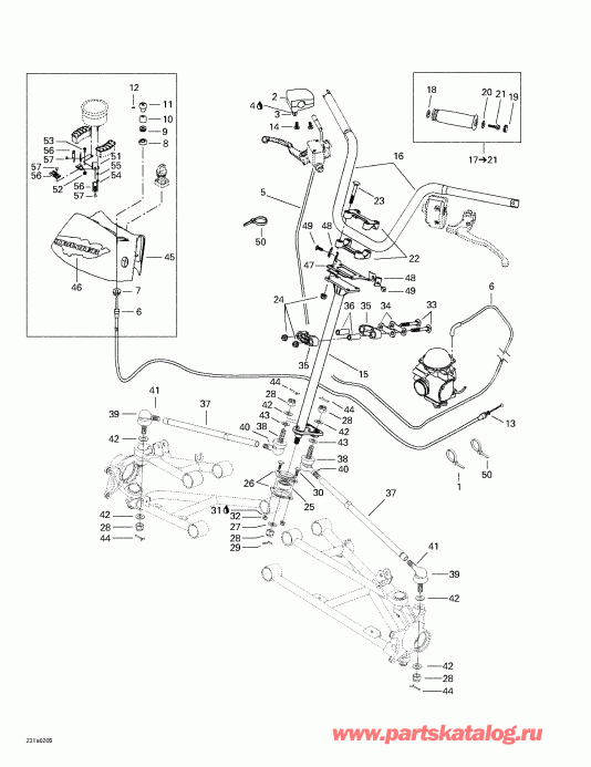 BRP Traxter Autoshift, 2002  - Steering System
