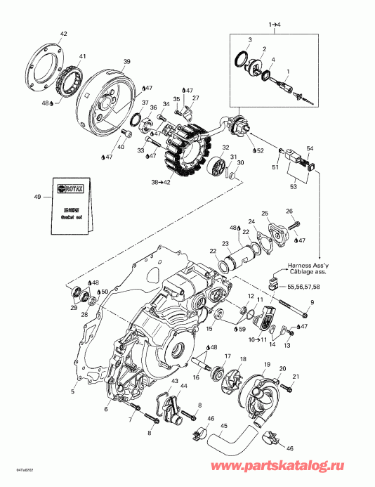   Traxter XL, 7458, 2002 - Ignition   
