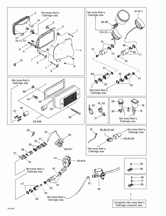    Traxter XL, 7458, 2002 - Main Harness And Electrical Accessories