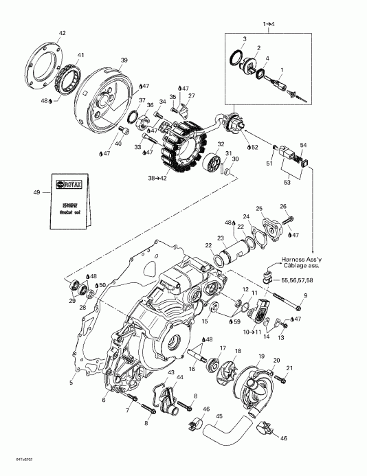 ������������  Traxter XL, 7477, 2002 ������ - Ignition � ������� �����
