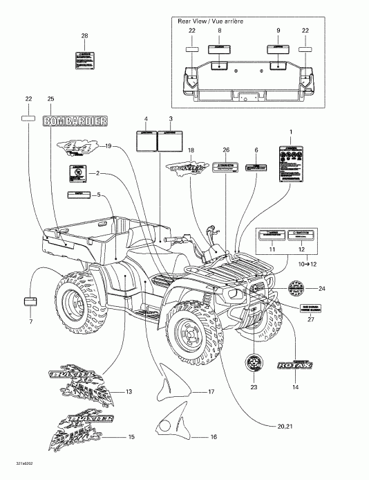 ������������ BRP Traxter XL, 7477, 2002 - ��������