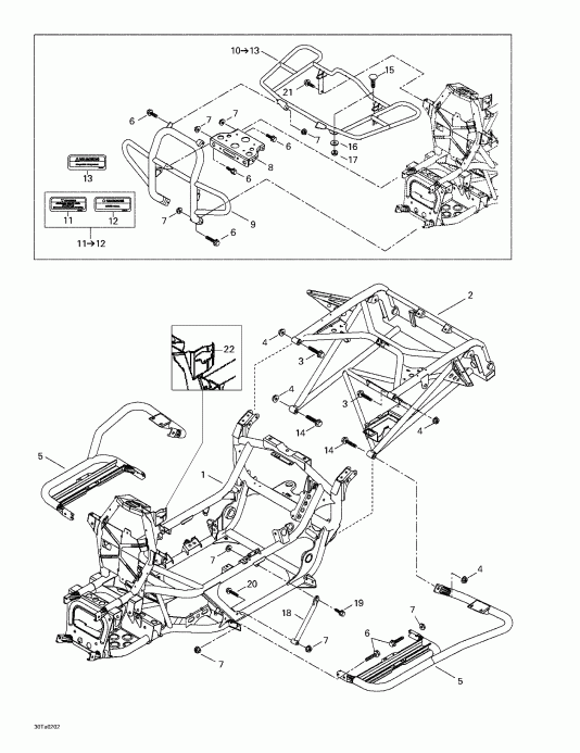 ����������  Traxter XL, 7477, 2002 ������ - ���� � Luggage Racks