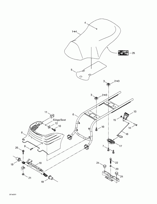 BRP Traxter XT, 2002 - Seat