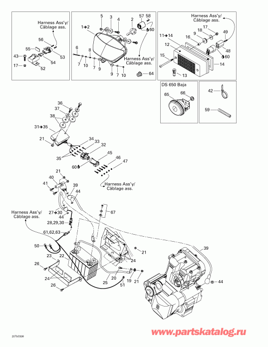 Bombardier  DS 650, 2003 - Electrical System 1