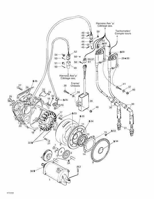 ������ DS 650 Baja, 2003 - Ignition