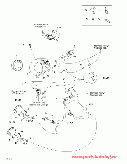  BRP DS 650 Baja, 2003 - Electrical System 2