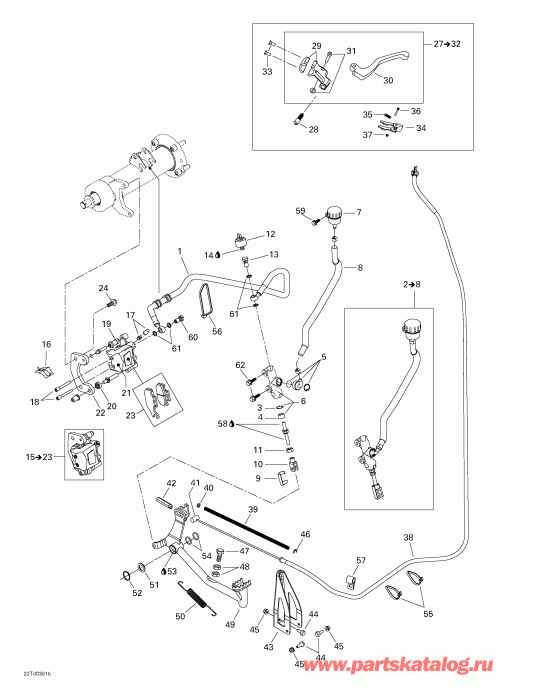 ����������  ����������� Quest 500, 2003 - Hydraulic Rear Brake
