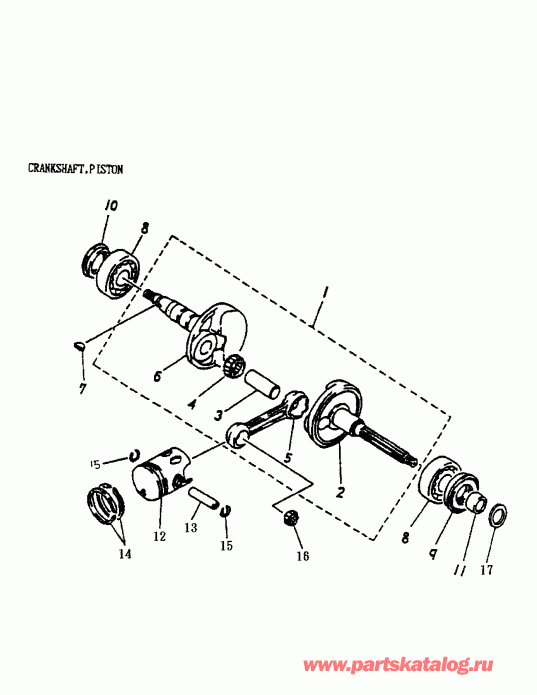   Quest 50 2-strokes, 2003 - Cylinder, Cylinder Head 166a-02