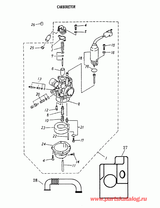 ATV BRP ������ Quest 50 2-strokes, 2003 - ���������� 166a-06
