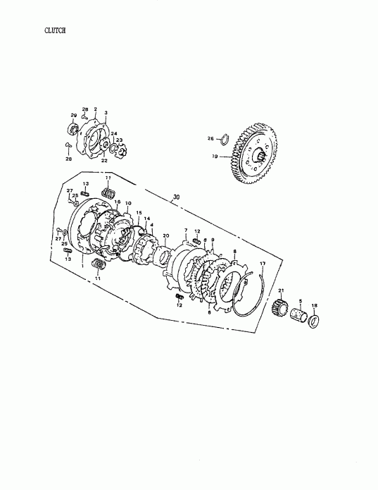 ATV BRP - Clutch 172a-06