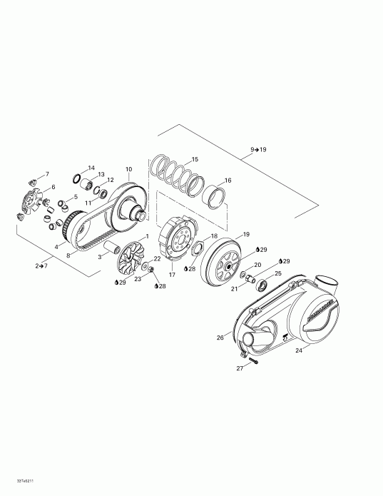 BRP Rally, 2003 - Pulleys