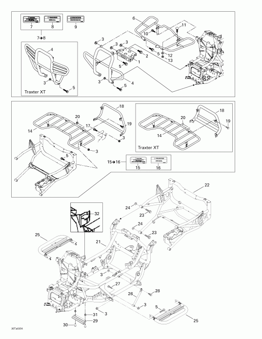 ���������� BRP - ���� � Luggage Racks
