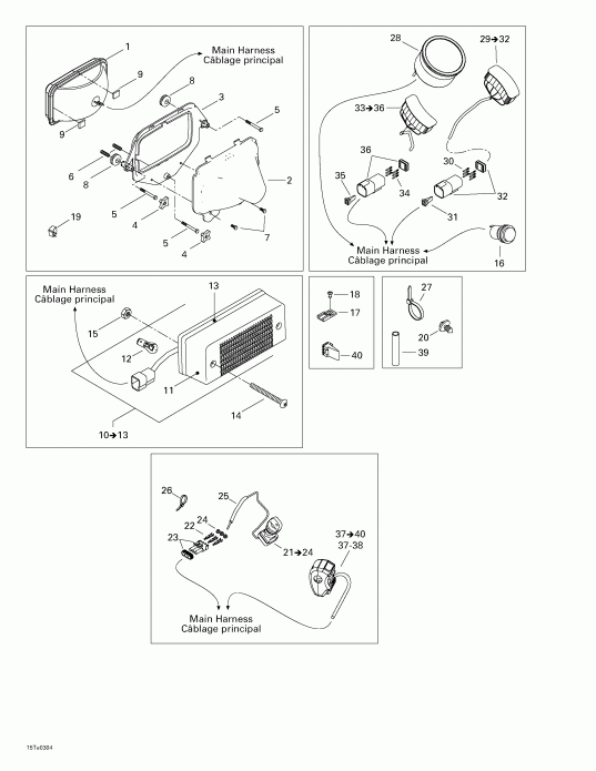 ATV Bombardier  Traxter Autoshift XT, 2003 - Electrical Accessories