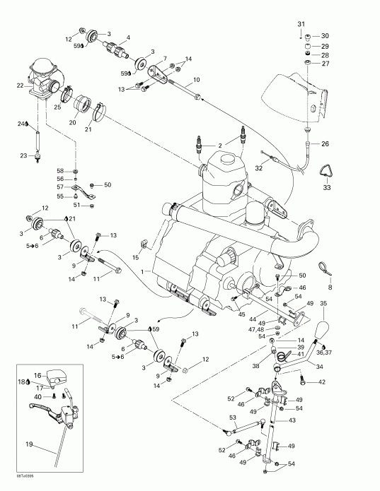 BRP Traxter XL, 7571, 2003 - Engine