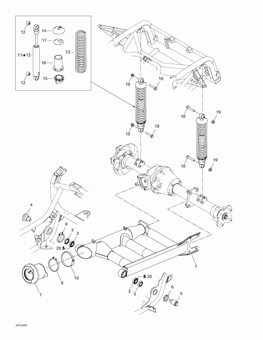 ������������ BRP ����������� Traxter XL, 7571, 2003 - ������ ��������
