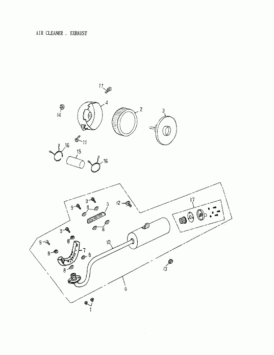  - Air Cleaner, Exhaust