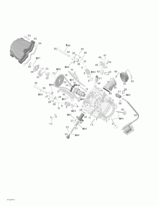   Outlander 330/400 STD 2 X 4, 2004  - Cylinder Head