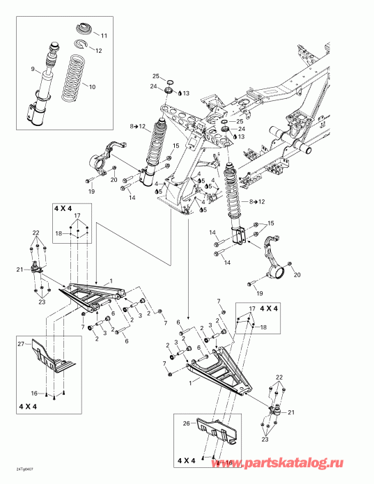 ATV BRP - Front Suspension