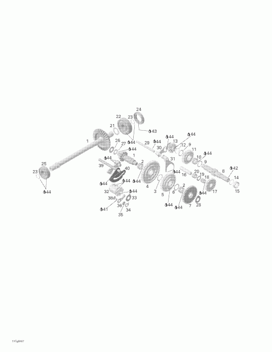 ����������  Outlander 330/400 STD 4 X 4, 2004 ������ - Gear Shift