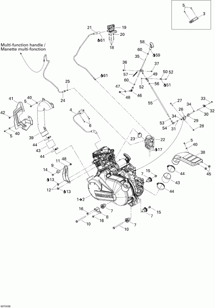   Outlander MAX 400, 2004 - Engine