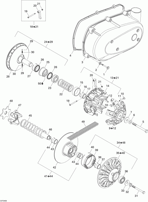  BRP  Quest MAX, 2004 - Pulley System