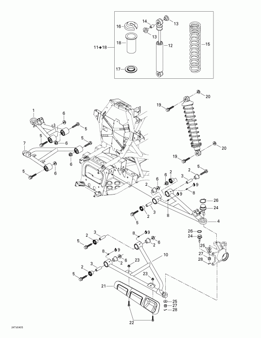 ����������  Quest STD, 2004 - Front Suspension