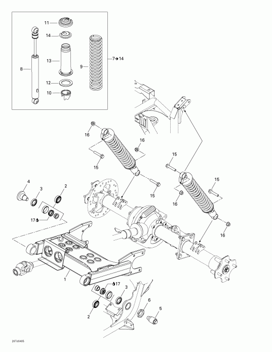    Quest STD, 2004 - Rear Suspension