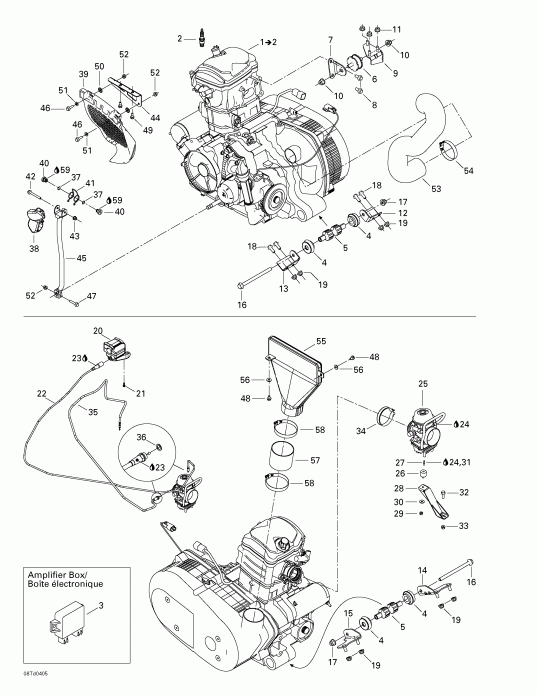   Quest XT, 2004  - Engine And Engine Support