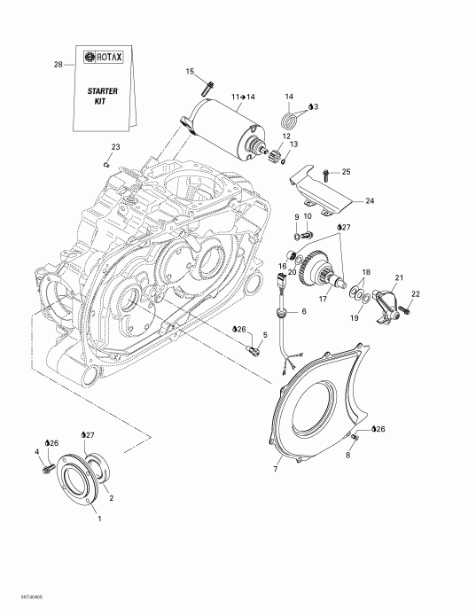 ����������  Quest XT, 2004 ������ - Electric Starter