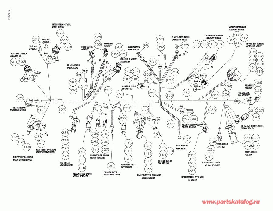 ATV Bombardier Quest XT, 2004 - Main ���� ��������