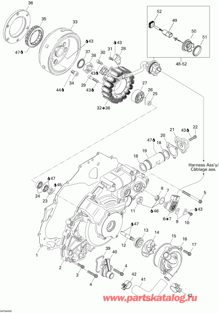 ������������  Traxter Auto Std & XT, 2004 - Ignition � ������� �����