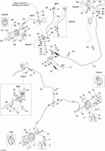 Bombardier  Traxter Auto Std & XT, 2004 - Hydraulic 